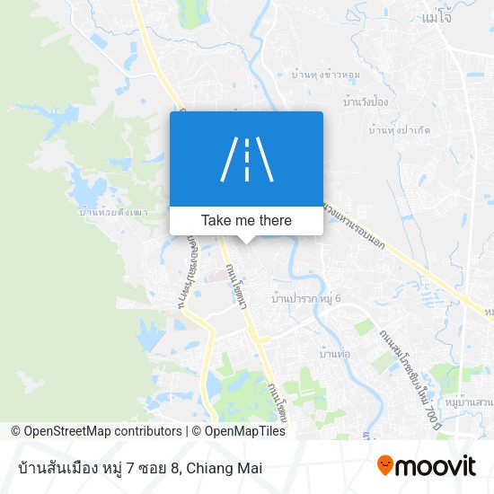บ้านสันเมือง หมู่ 7 ซอย 8 map