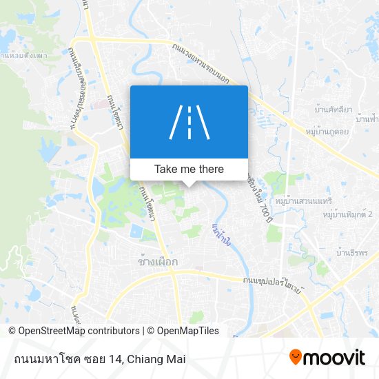 ถนนมหาโชค ซอย 14 map
