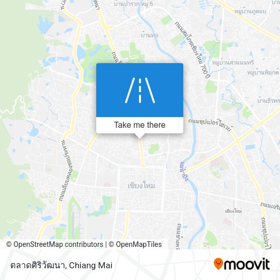 ตลาดศิริวัฒนา map