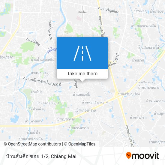 บ้านสันคือ ซอย 1/2 map