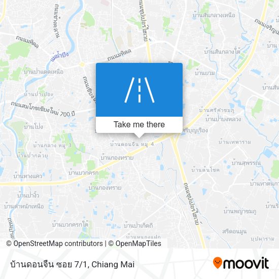 บ้านดอนจืน ซอย 7/1 map