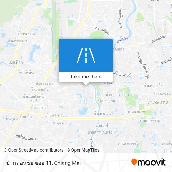 บ้านดอนชัย ซอย 11 map