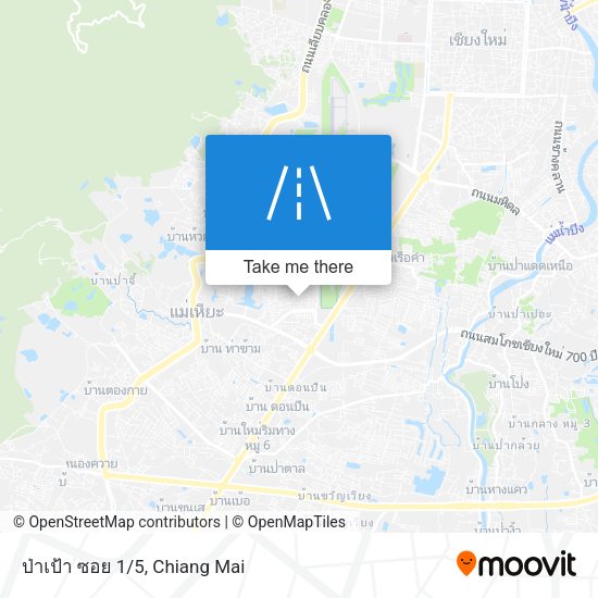 ป่าเป้า ซอย 1/5 map