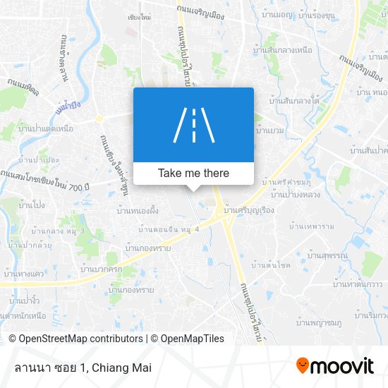 ลานนา ซอย 1 map
