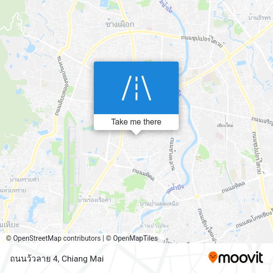 ถนนวัวลาย 4 map