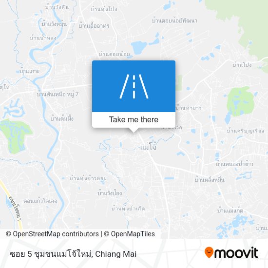 ซอย 5 ชุมชนแม่โจ้ใหม่ map