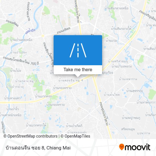 บ้านดอนจืน ซอย 8 map