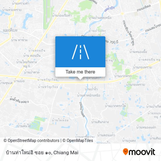 บ้านท่าใหม่อิ ซอย ๑๐ map