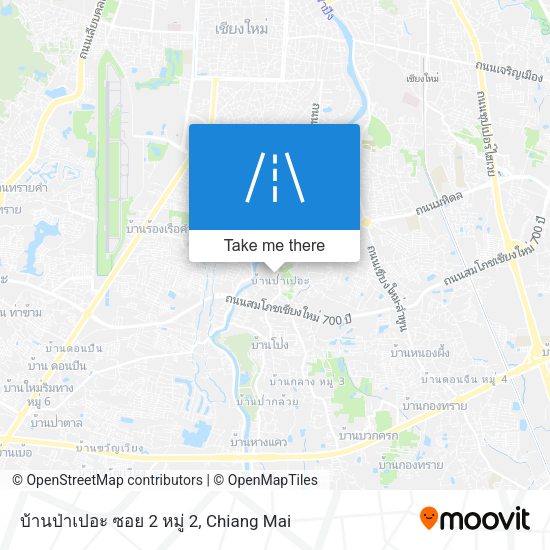 บ้านป่าเปอะ ซอย 2 หมู่ 2 map