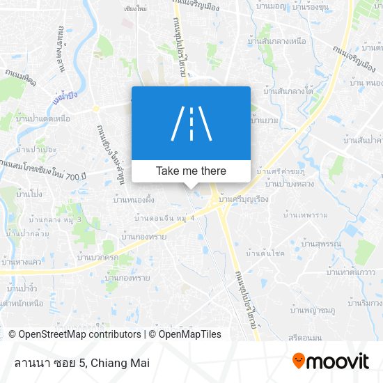ลานนา ซอย 5 map