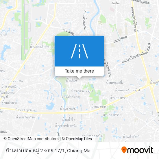 บ้านป่าเปอะ หมู่ 2 ซอย 17/1 map