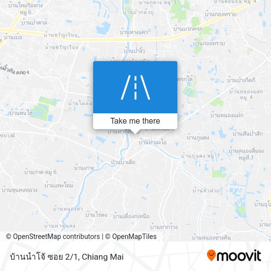 บ้านนำโจ้ ซอย 2/1 map
