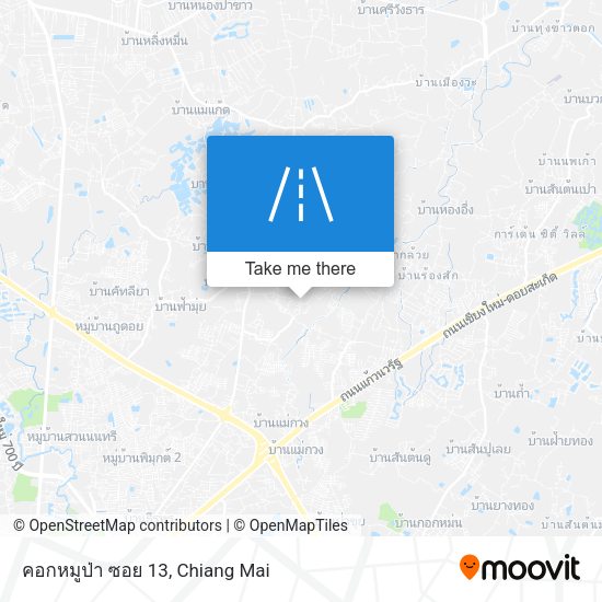 คอกหมูป่า ซอย 13 map