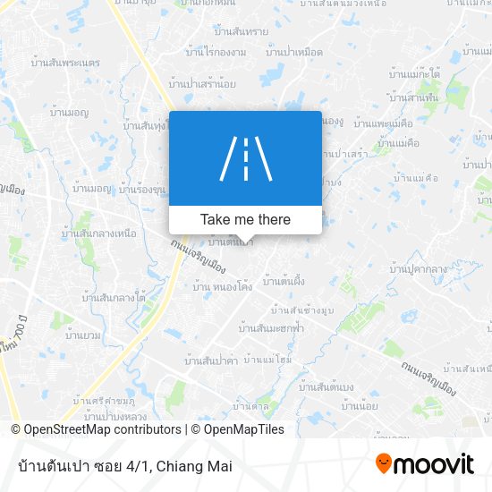 บ้านต้นเปา ซอย 4/1 map