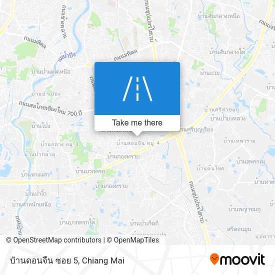 บ้านดอนจืน ซอย 5 map