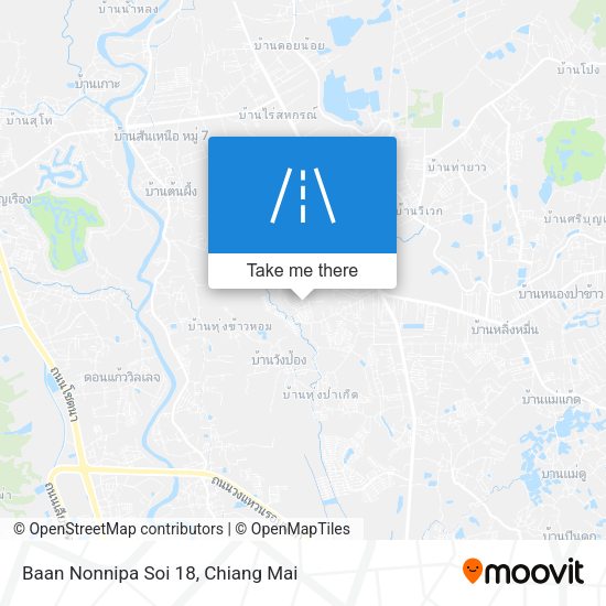 Baan Nonnipa Soi 18 map