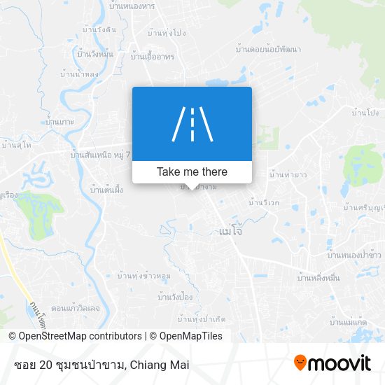 ซอย 20 ชุมชนป่าขาม map