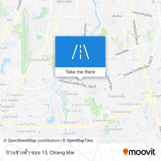 บ้านช้างค้ำ ซอย 15 map