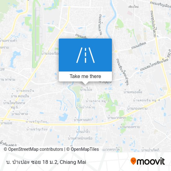 บ. ป่าเปอะ ซอย 18 ม.2 map