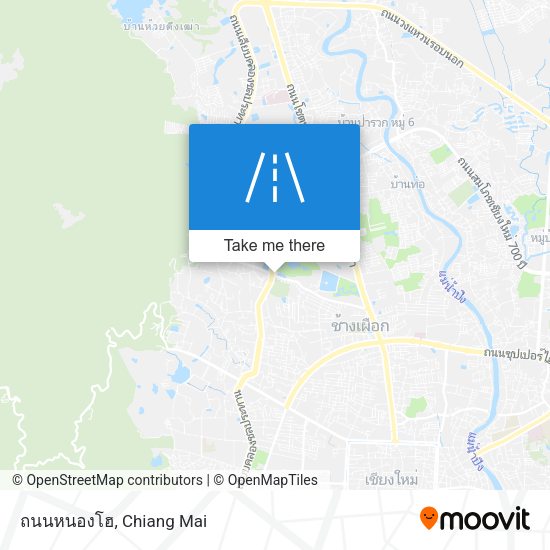 ถนนหนองโฮ map