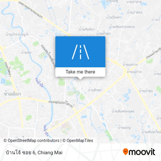 บ้านโจ้ ซอย 6 map