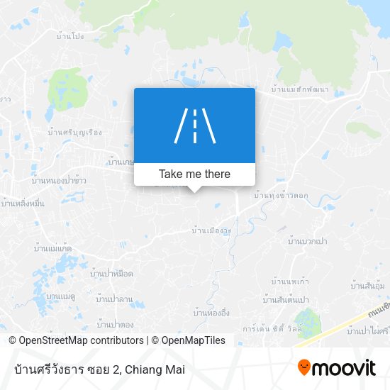 บ้านศรีวังธาร ซอย 2 map