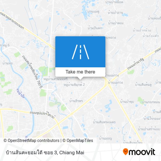บ้านสันคะยอมใต้ ซอย 3 map