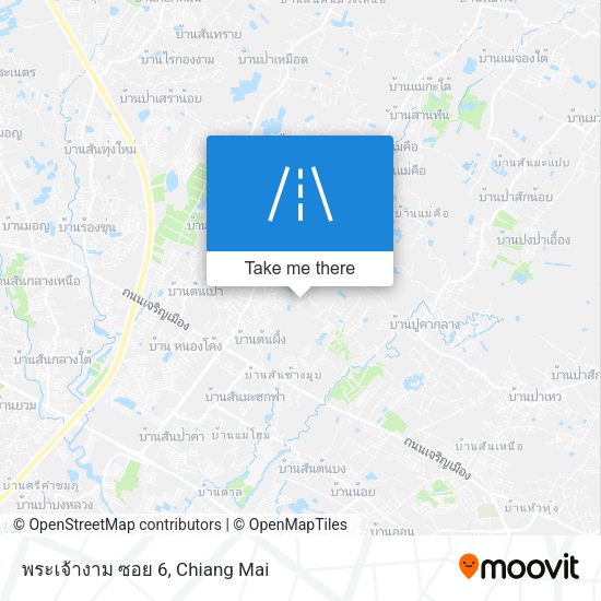 พระเจ้างาม ซอย 6 map