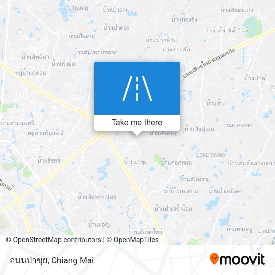 ถนนป่าขุย map