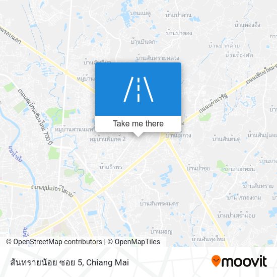 สันทรายน้อย ซอย 5 map