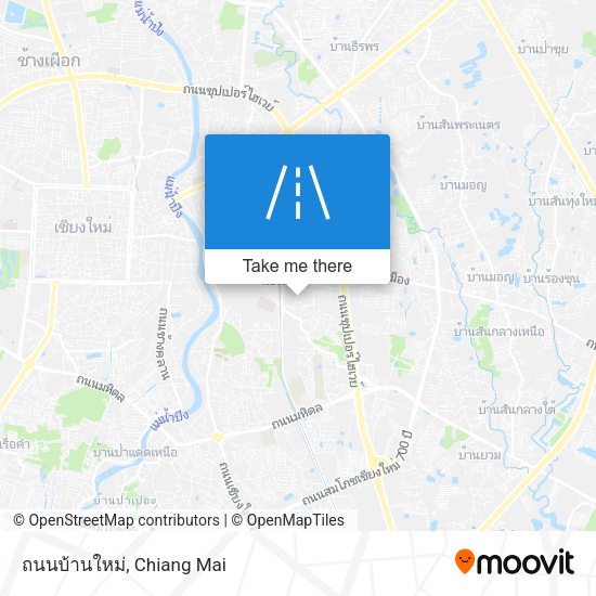 ถนนบ้านใหม่ map