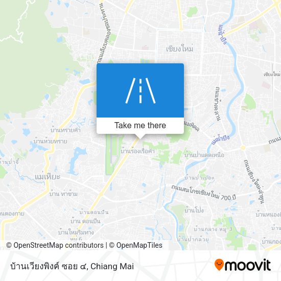 บ้านเวียงพิงค์ ซอย ๔ map