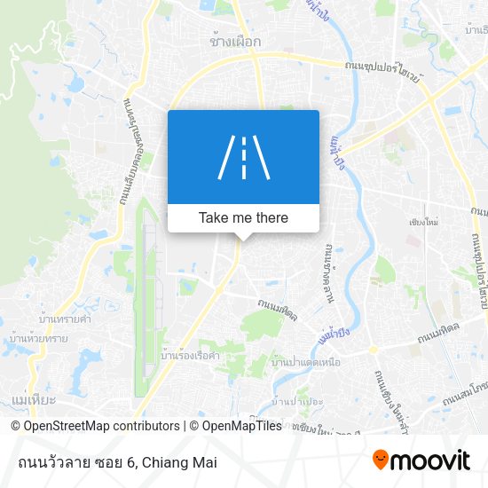 ถนนวัวลาย ซอย 6 map