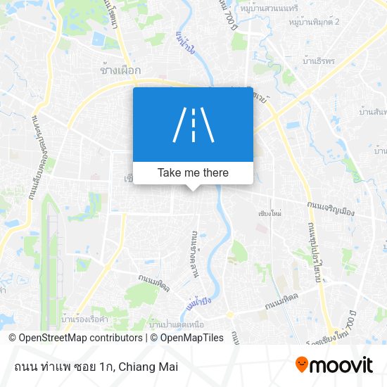 ถนน ท่าแพ ซอย 1ก map