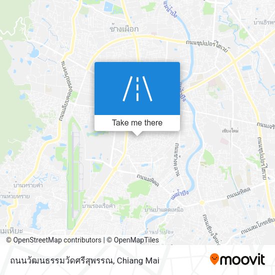 ถนนวัฒนธรรมวัดศรีสุพรรณ map