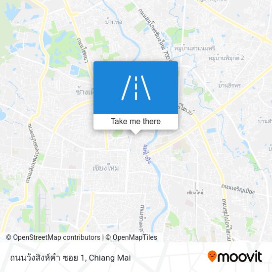 ถนนวังสิงห์คำ ซอย 1 map