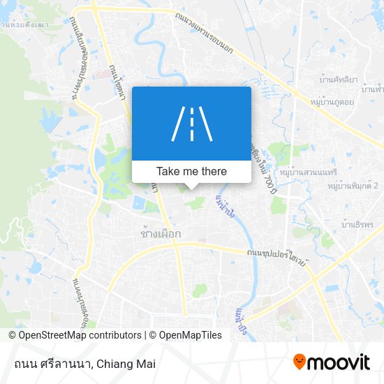 ถนน ศรีลานนา map