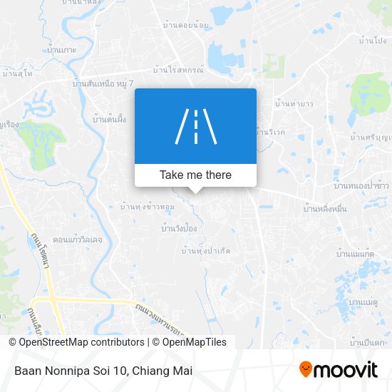 Baan Nonnipa Soi 10 map