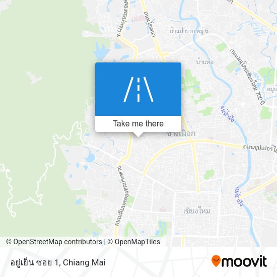 อยู่เย็น ซอย 1 map