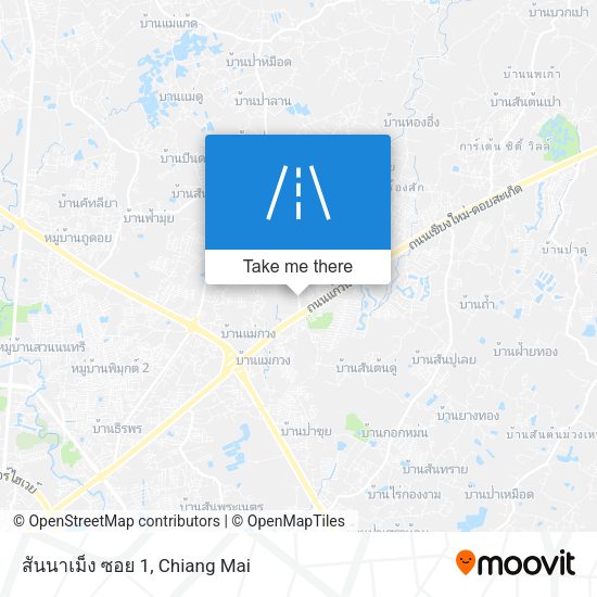 สันนาเม็ง ซอย 1 map