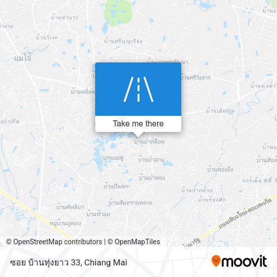 ซอย บ้านทุ่งยาว 33 map