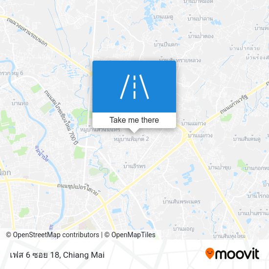 เฟส 6 ซอย 18 map