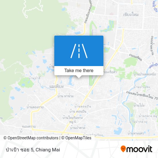 ป่าเป้า ซอย 5 map
