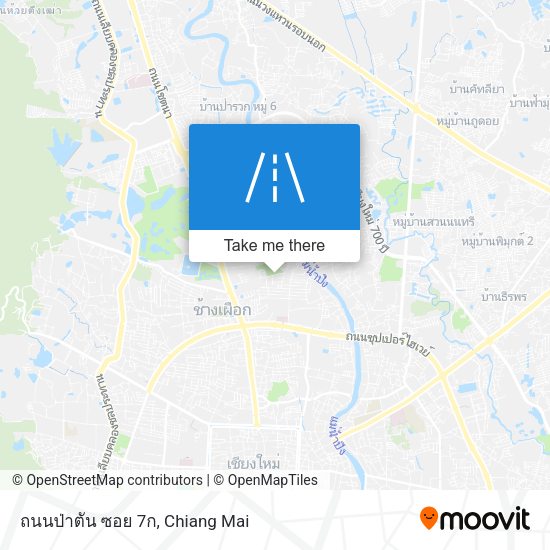 ถนนป่าตัน ซอย 7ก map