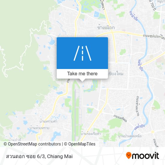 สวนดอก ซอย 6/3 map