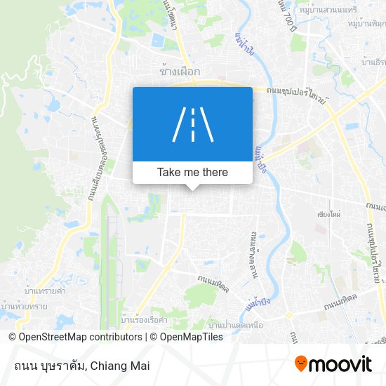 ถนน บุษราคัม map