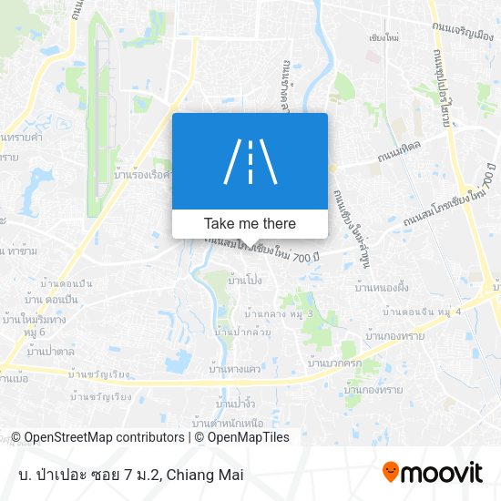 บ. ป่าเปอะ ซอย 7 ม.2 map
