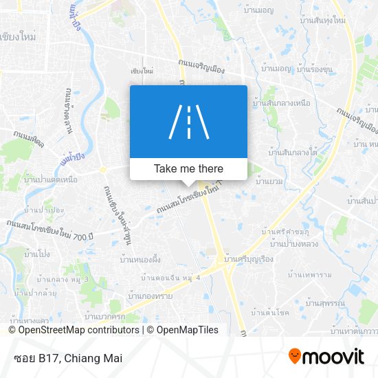 ซอย B17 map