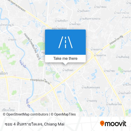 ซอย 4 สันทรายวิลเลจ map