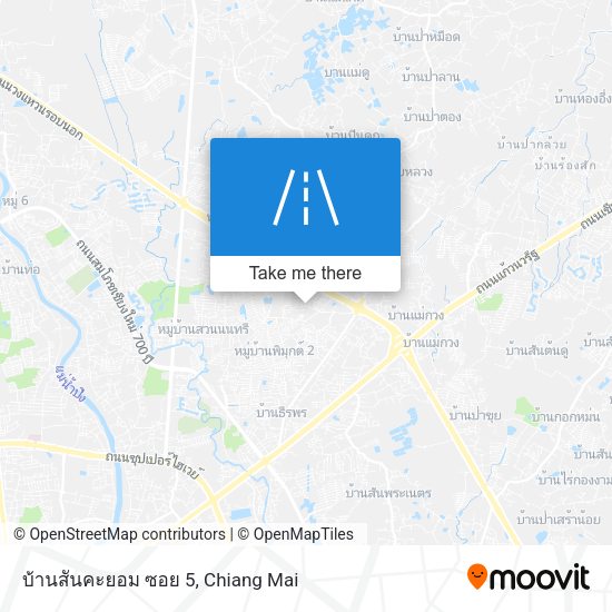 บ้านสันคะยอม ซอย 5 map